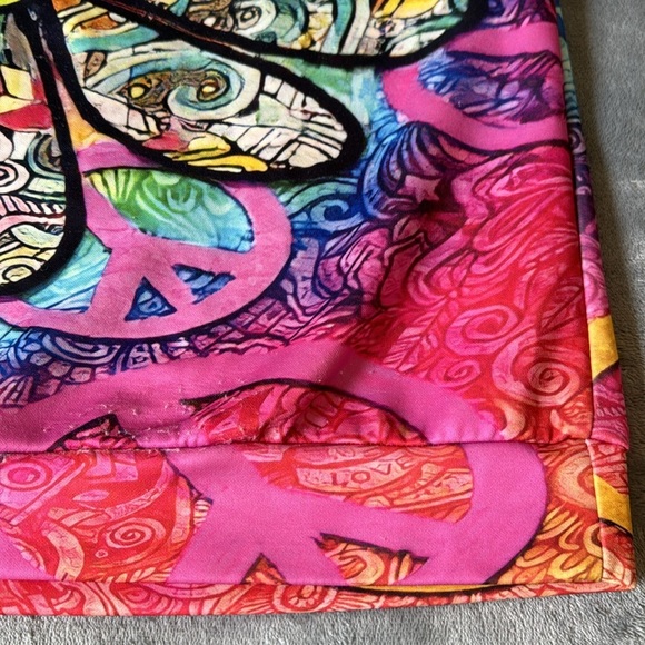 Peace &‎ neon sweatshirt, BOHO, WHIMSICAL, HIPPIE - Picture 8 of 9